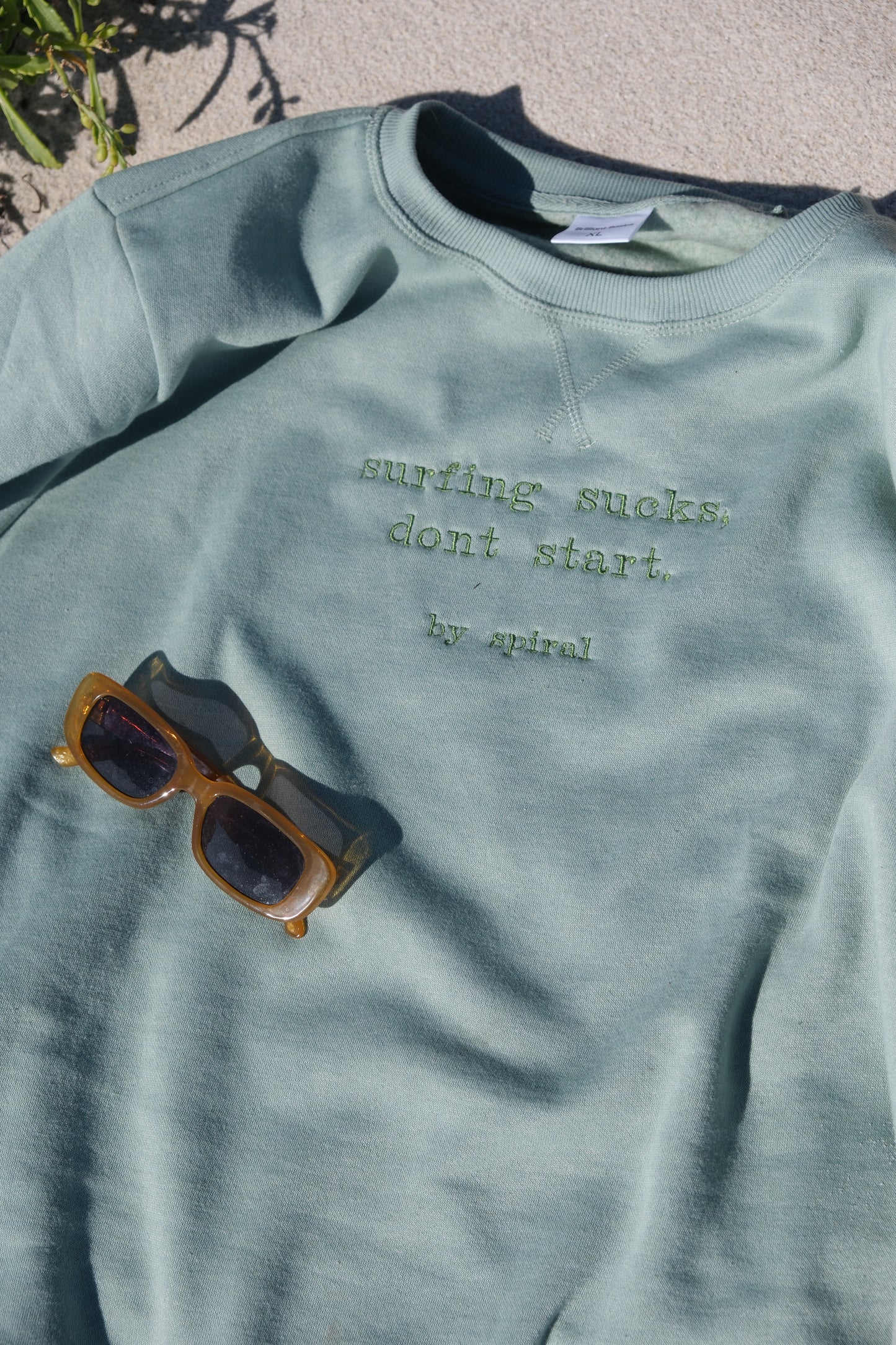 Long Sleeve "Surfing Sucks" Beach Jumper